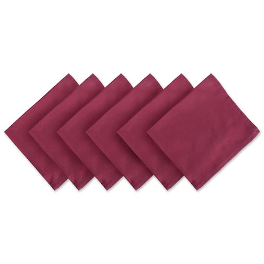 DII® Oversized Napkin, 6ct. in Wine | 20" x 20" | Michaels®